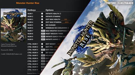 Monster Hunter Rise Trainer .